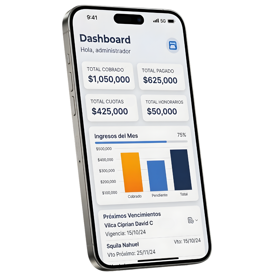 Glorify — Aplicación móvil de gestión